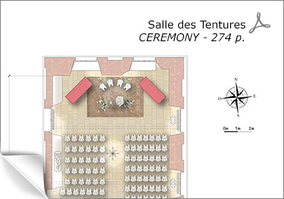 salle des tentures plan