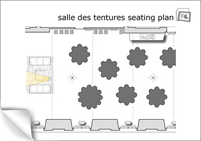 salle des tentures seating plan
