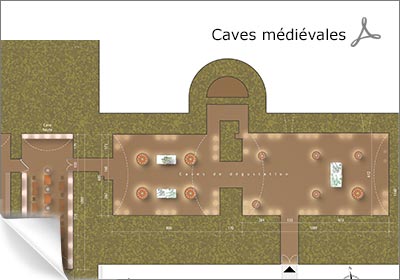 caves voutées pour dégustation de vins