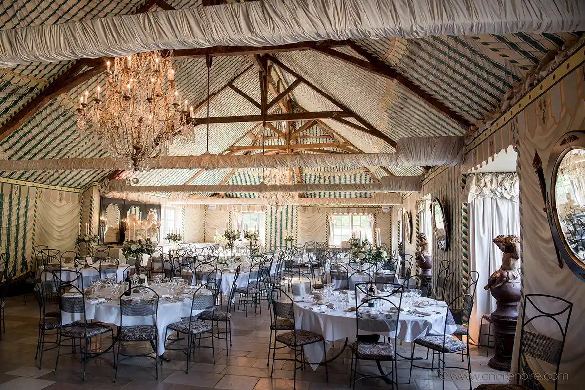 the Gallery, a large room in the chateau for weddings