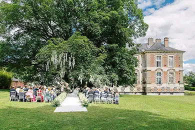 ceremony under the sycamore tree